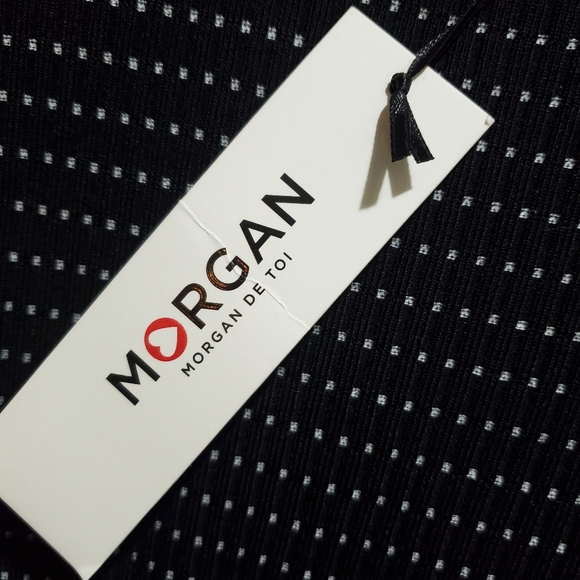 Morgan Ribbed Knitted Dress with Side Stripe Detail Size S - Picture 4 of 11